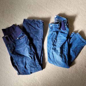 Gap Maternity Jeans - Boot Cut and Boyfriend - Set of 2